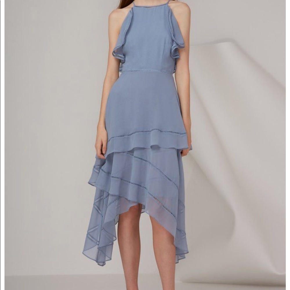 NWT KEEPSAKE the Label lovers holiday dress steel